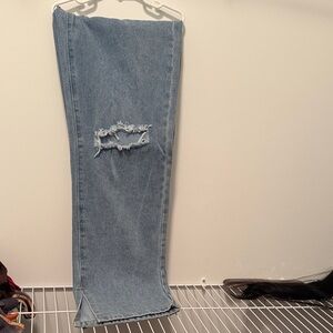 Classic Blue Distressed Jeans